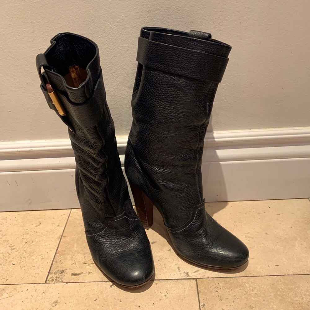 Chloé boots with buckle, EUC, size 40